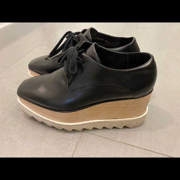 Stella McCartney Elyse brogue platform sz 5 - Picture 7 of 7
